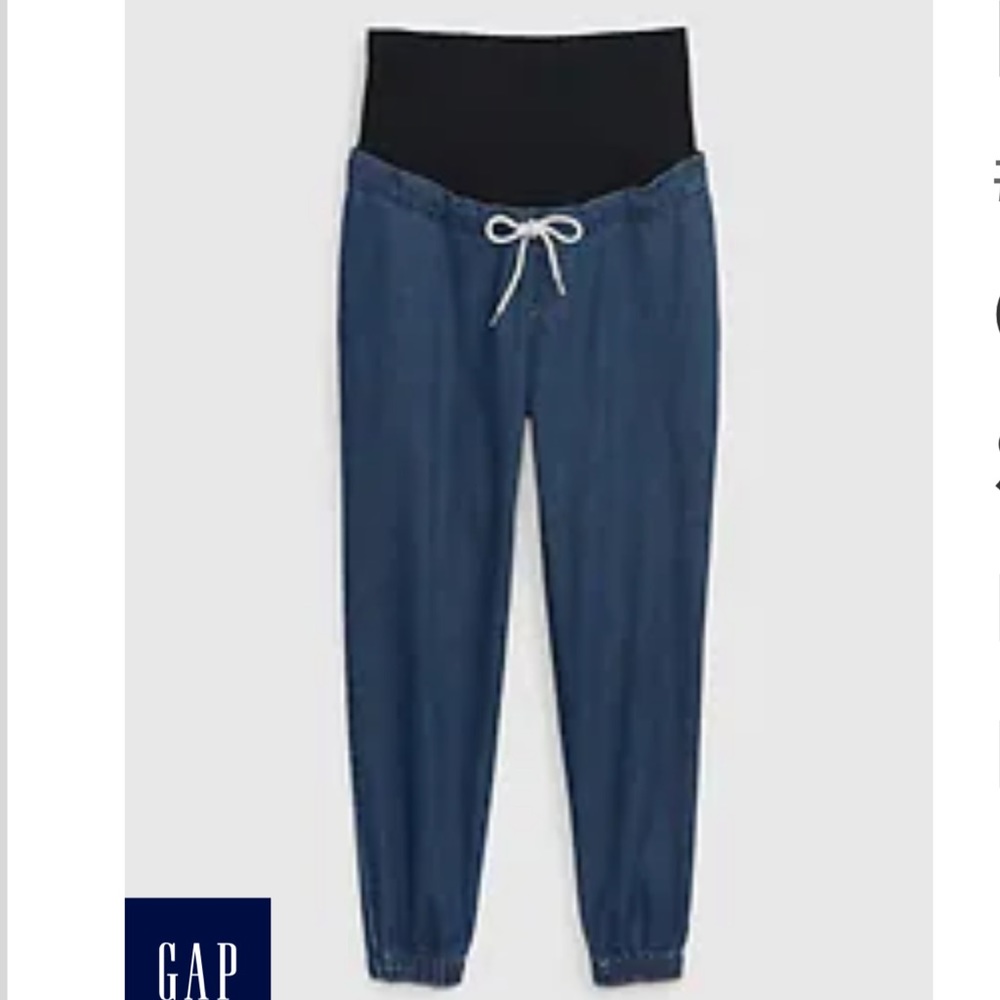 Gap maternity pants size s Maternity full panel joggers